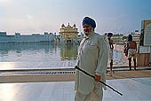 Amritsar - the Golden Temple - the Parikrama, the circuit aroud the Pool of Nectar where Sikh pilgrims bathe.